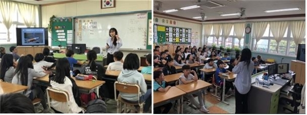 제주시 서부보건소는 하귀초등학교 4~5학년에 대해 지난 15일 흡연·음주 예방교육을 실시했다.