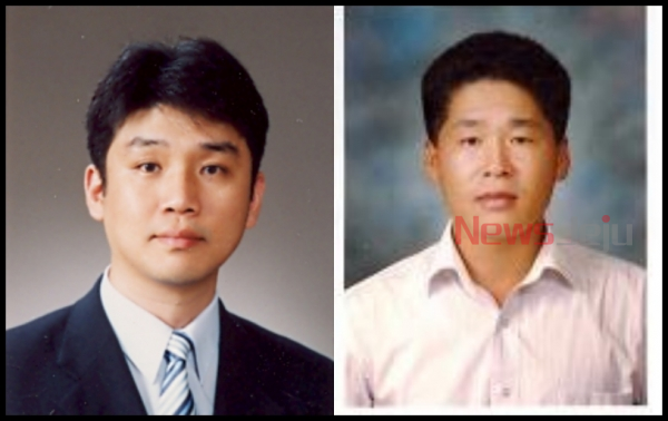▲ 교통행정팀장 채경원(왼쪽), 토지이용팀장 백영호(오른쪽). ©Newsjeju