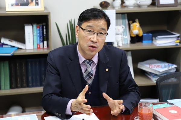 ▲ 위성곤 국회의원 후보(더불어민주당, 서귀포시) ©Newsjeju