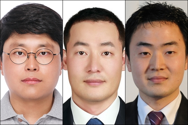 ▲ 왼쪽부터 이병윤 대리, 김기석, 홍지호 과장. ©Newsjeju