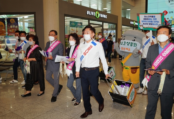 ▲ 마스크 착용 생활화 캠페인. 사진=제주특별자치도. ©Newsjeju