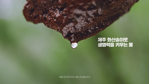 ▲ 아이유가 출연한 제주삼다수 광고 스틸컷. ©Newsjeju