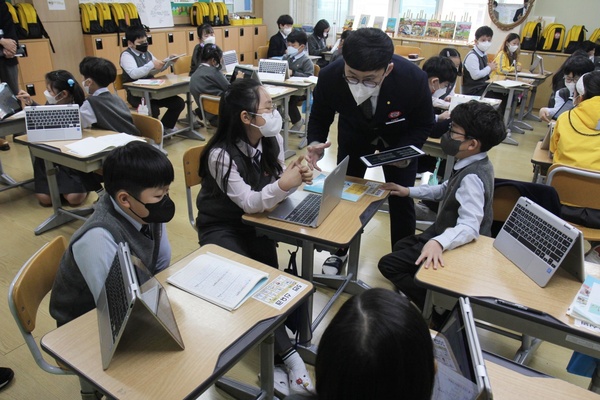 ▲ 국내 최초로 IB 인증을 받은 경북사대부설초등학교. ©Newsjeju