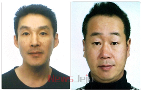 ▲ 사진 왼쪽부터) 제주 중학생을 살해한 백광석(49)과 김시남(47) ©Newsjeju