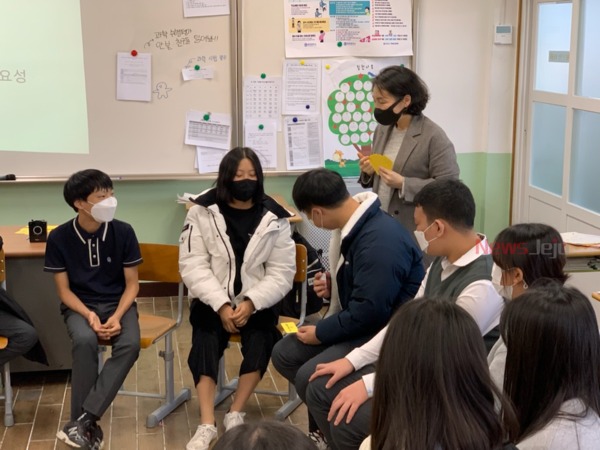 ▲ 코로나19로 지친 학생들을 위한 감정회복 프로그램. ©Newsjeju