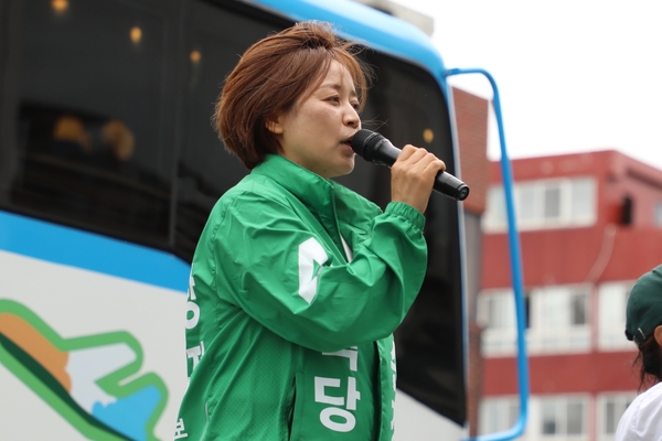 ▲ 부순정 제주도지사 후보(녹색당). ©Newsjeju