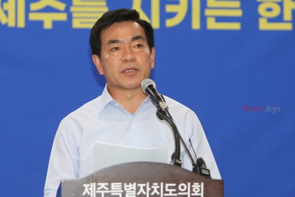 박찬식 제주도지사 후보(무소속).