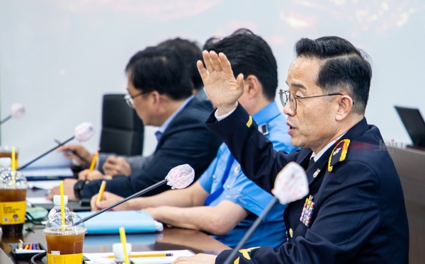 ▲ 제9대 제주지방해양경찰청장으로 취임한 한상철 경무관 ©Newsjeju