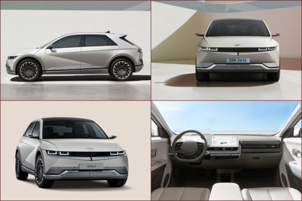현대자동차의 첫 전기차 전용 플랫폼에서 개발된 아이오닉5 모델. @현대자동차.